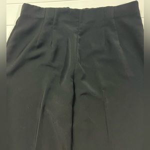 DressBarn Classic Black Slacks slimming side zipper some give in waist  size 20